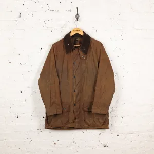 Barbour Beaufort Wax Jacket - Brown - M