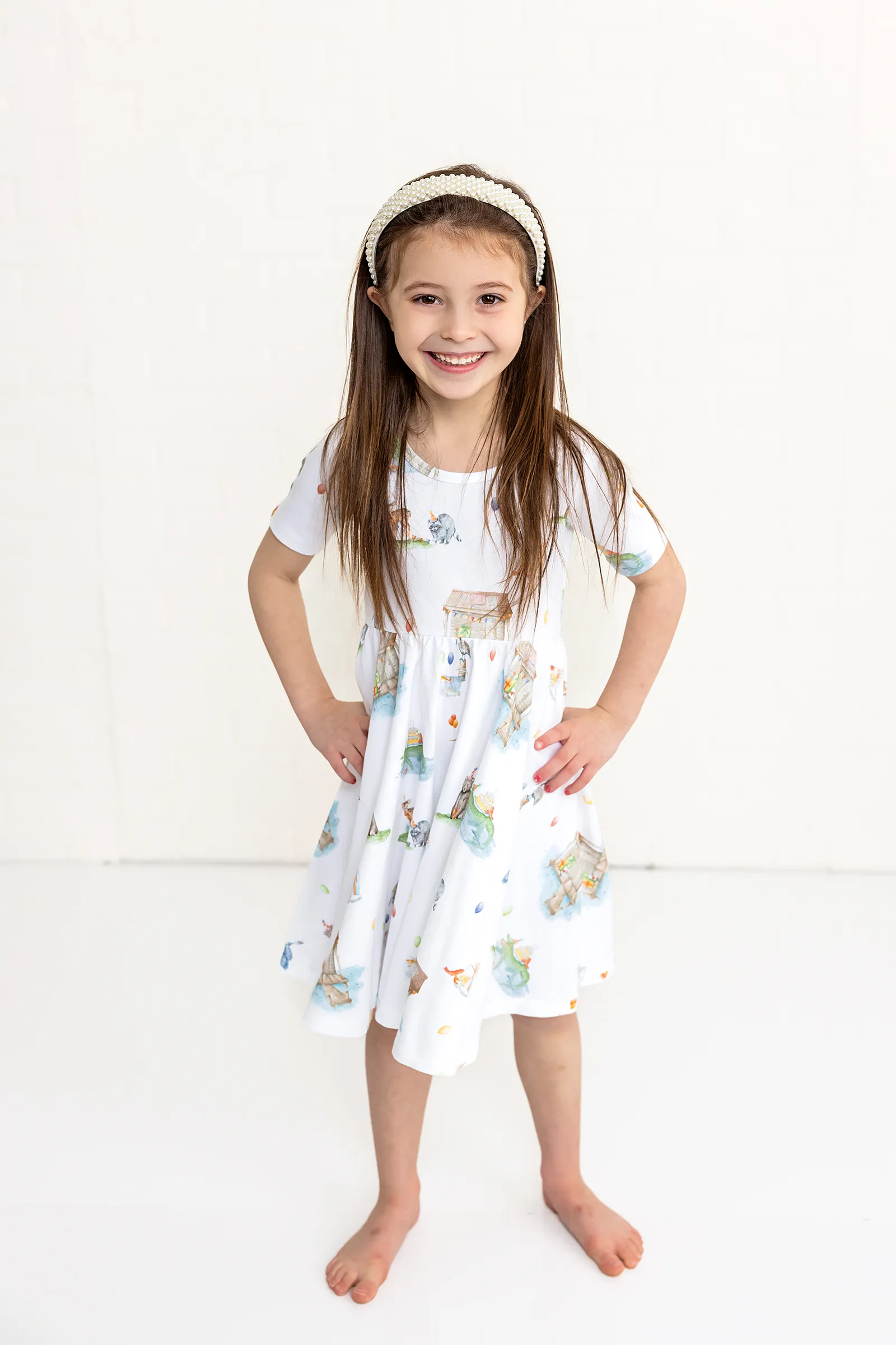Bayou Birthday Organic Cotton Dress for Kids