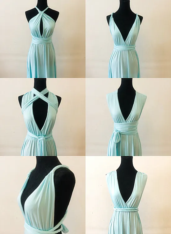 Beautiful Spandex Multi Way Bridesmaid Dress, Women Summer Dress,Convertible Dresses