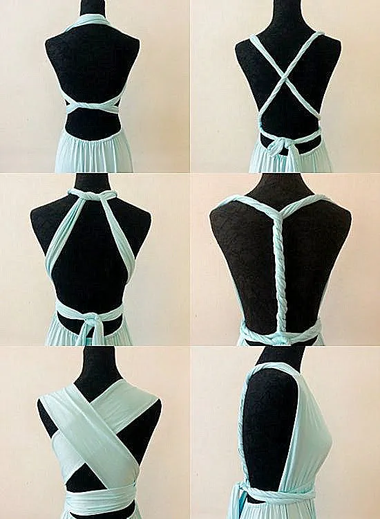 Beautiful Spandex Multi Way Bridesmaid Dress, Women Summer Dress,Convertible Dresses