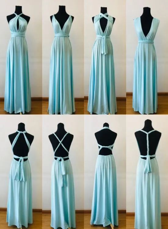 Beautiful Spandex Multi Way Bridesmaid Dress, Women Summer Dress,Convertible Dresses