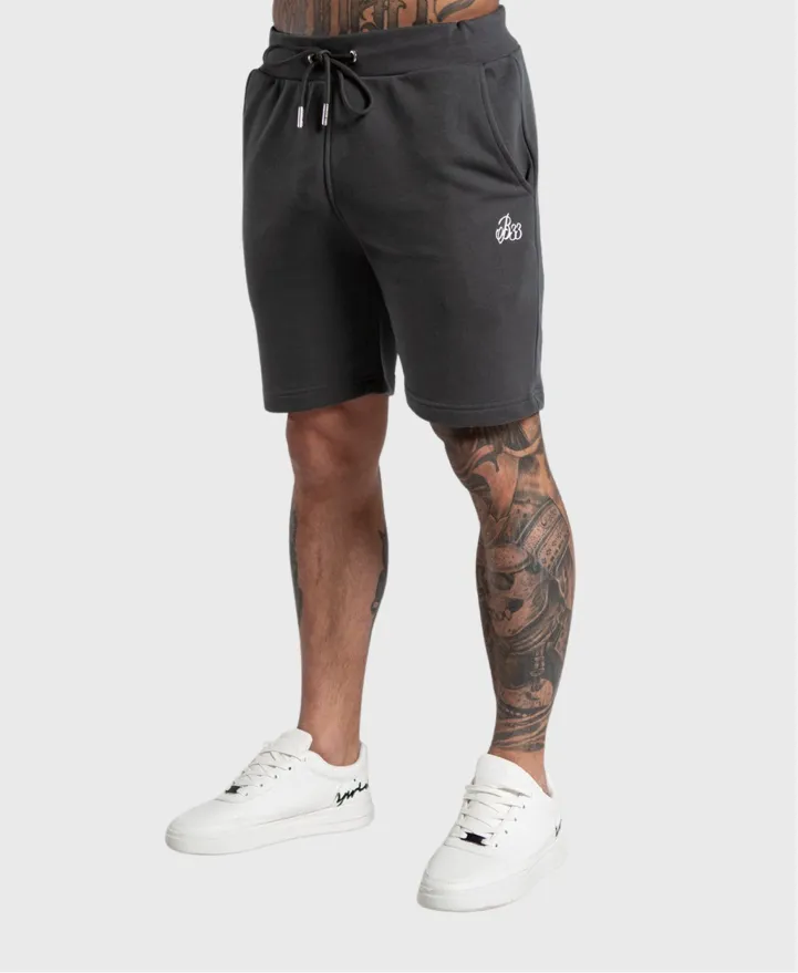 Bee Inspired Signature Cotton Short Charcoal