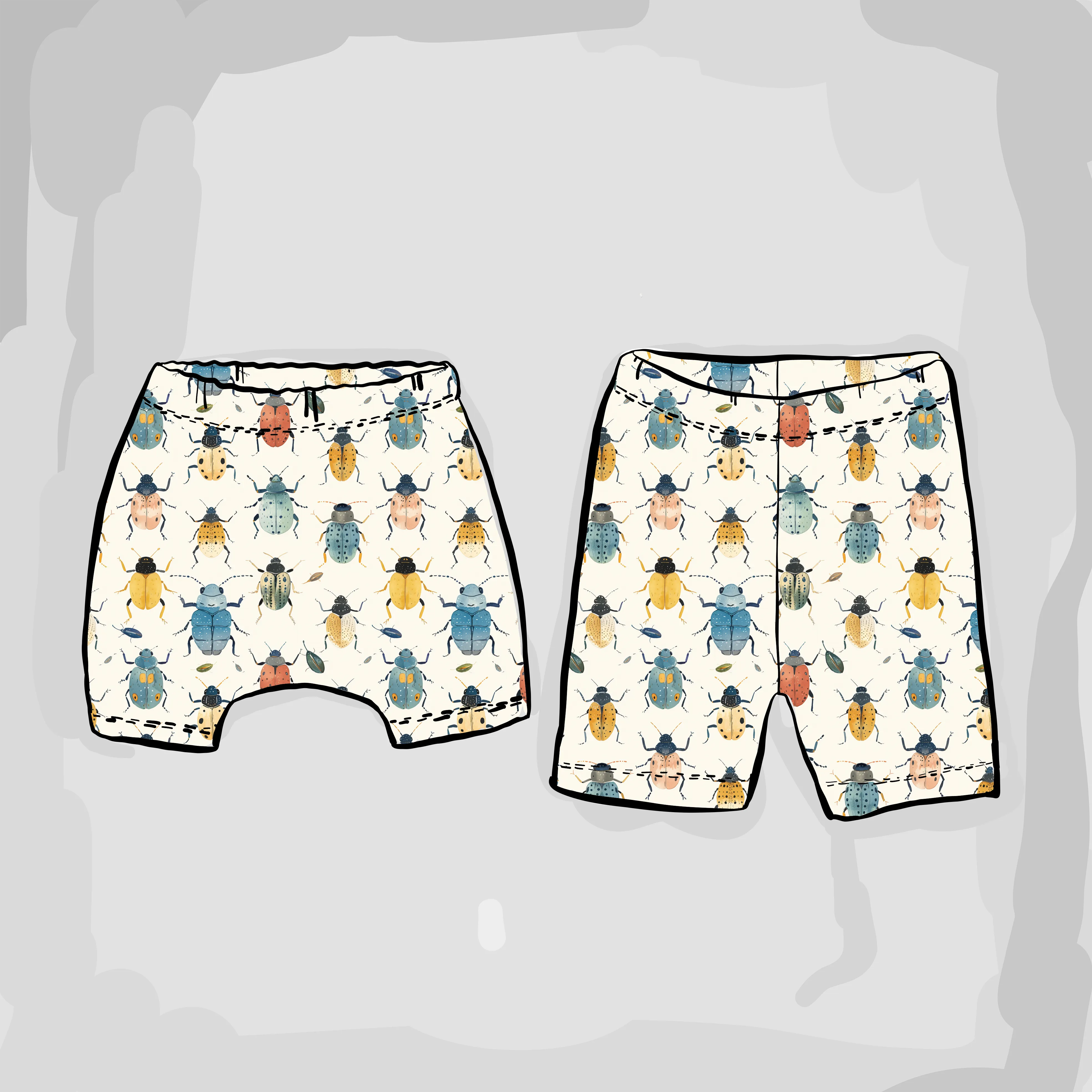 Beetles   Bugs Shorts