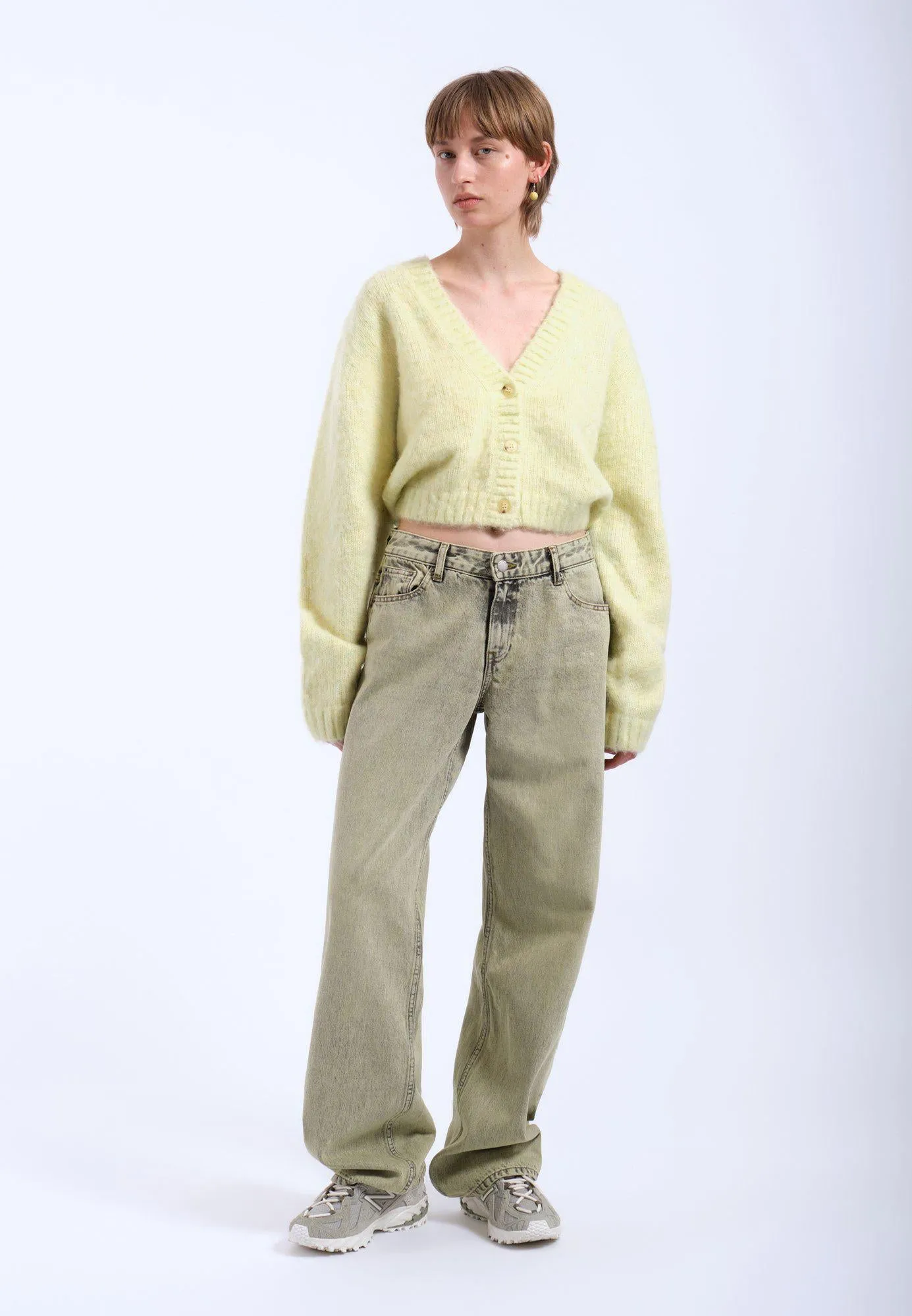 Betty Cardigan - Brushed Light Yellow