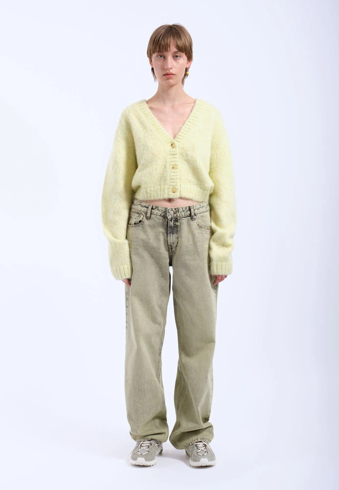 Betty Cardigan - Brushed Light Yellow