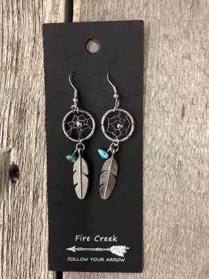 BGFCEARRINGS--WEA001 Fire Creek Earrings