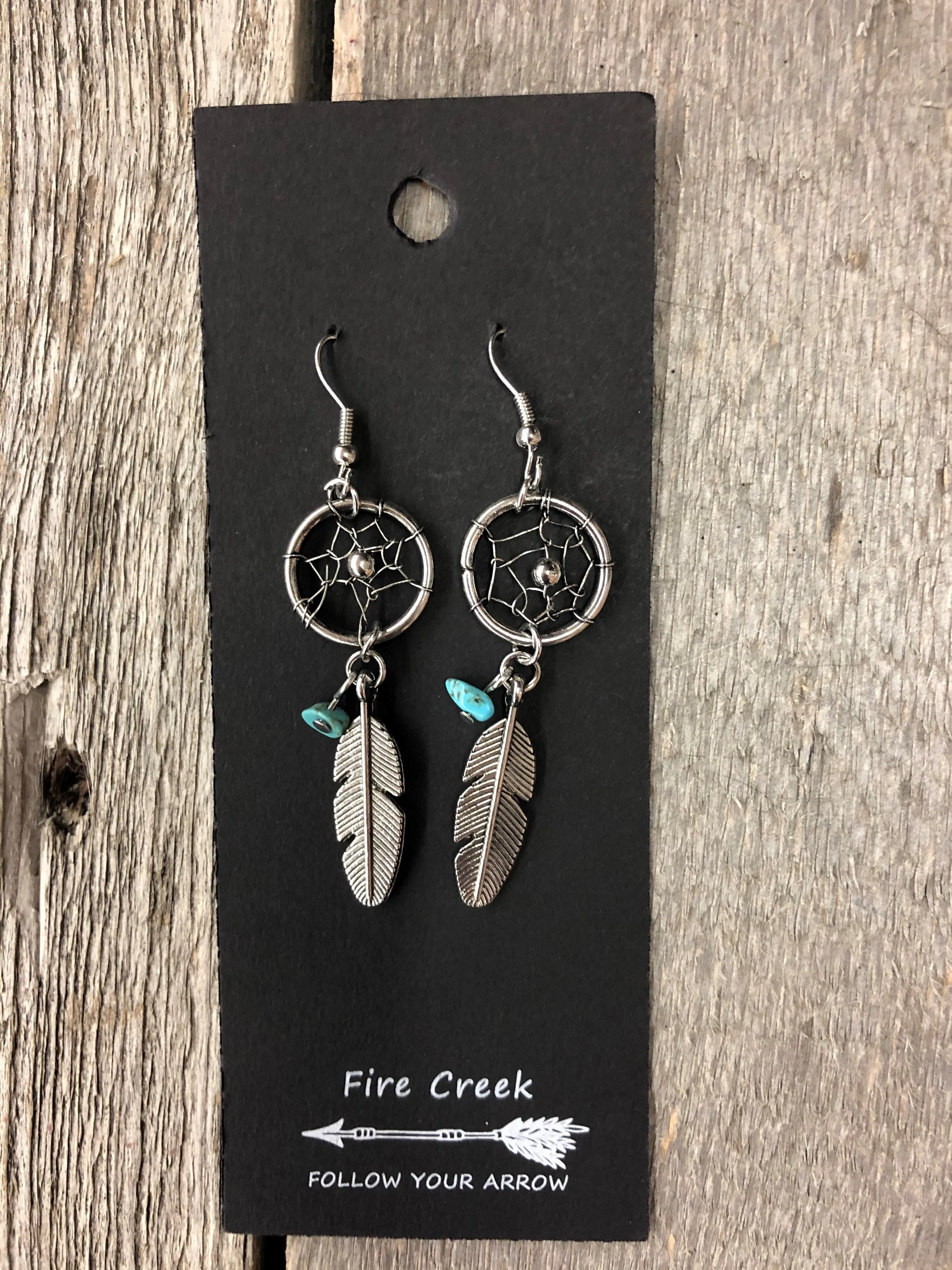 BGFCEARRINGS--WEA001 Fire Creek Earrings