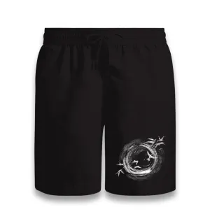 Black Hole Birds Flying Around Black Shorts