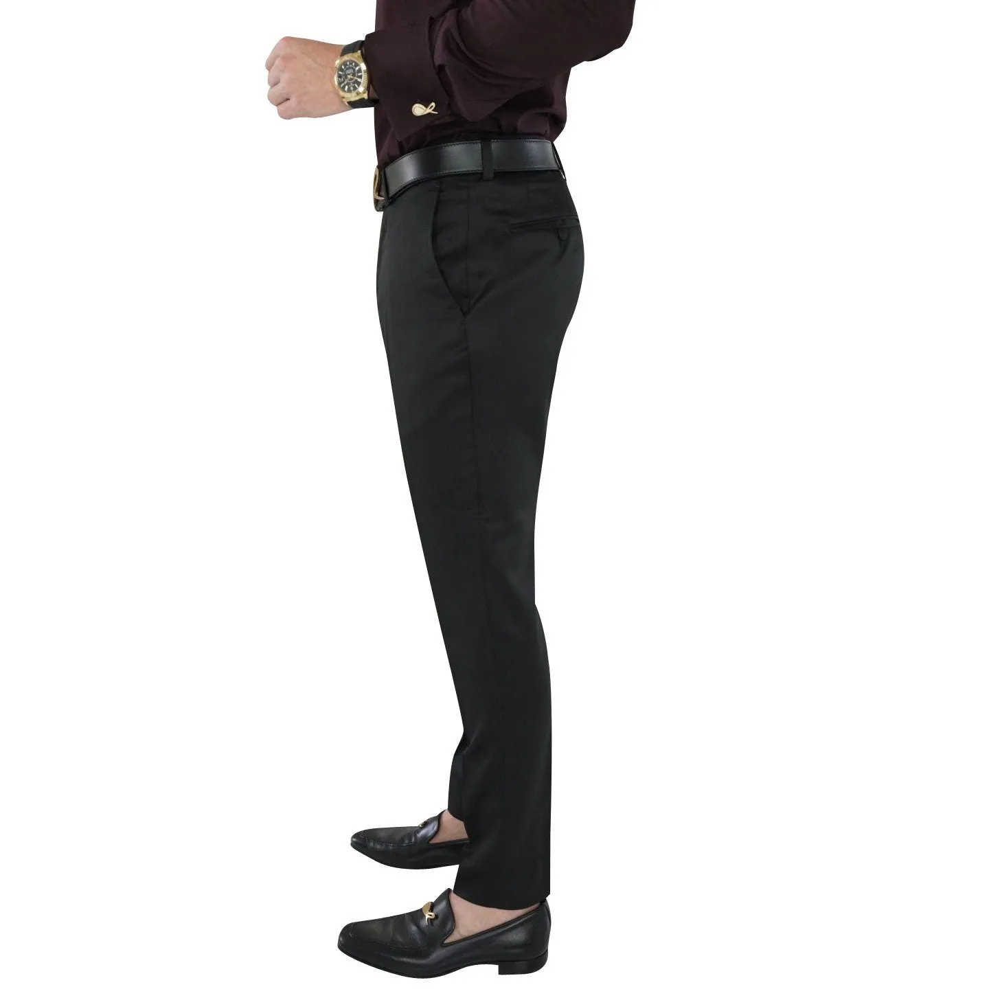 Black Lucentezza Trousers @ The Vault