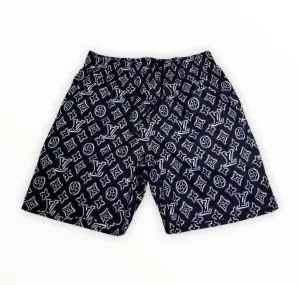 Black/White Louie Yacht Shorts