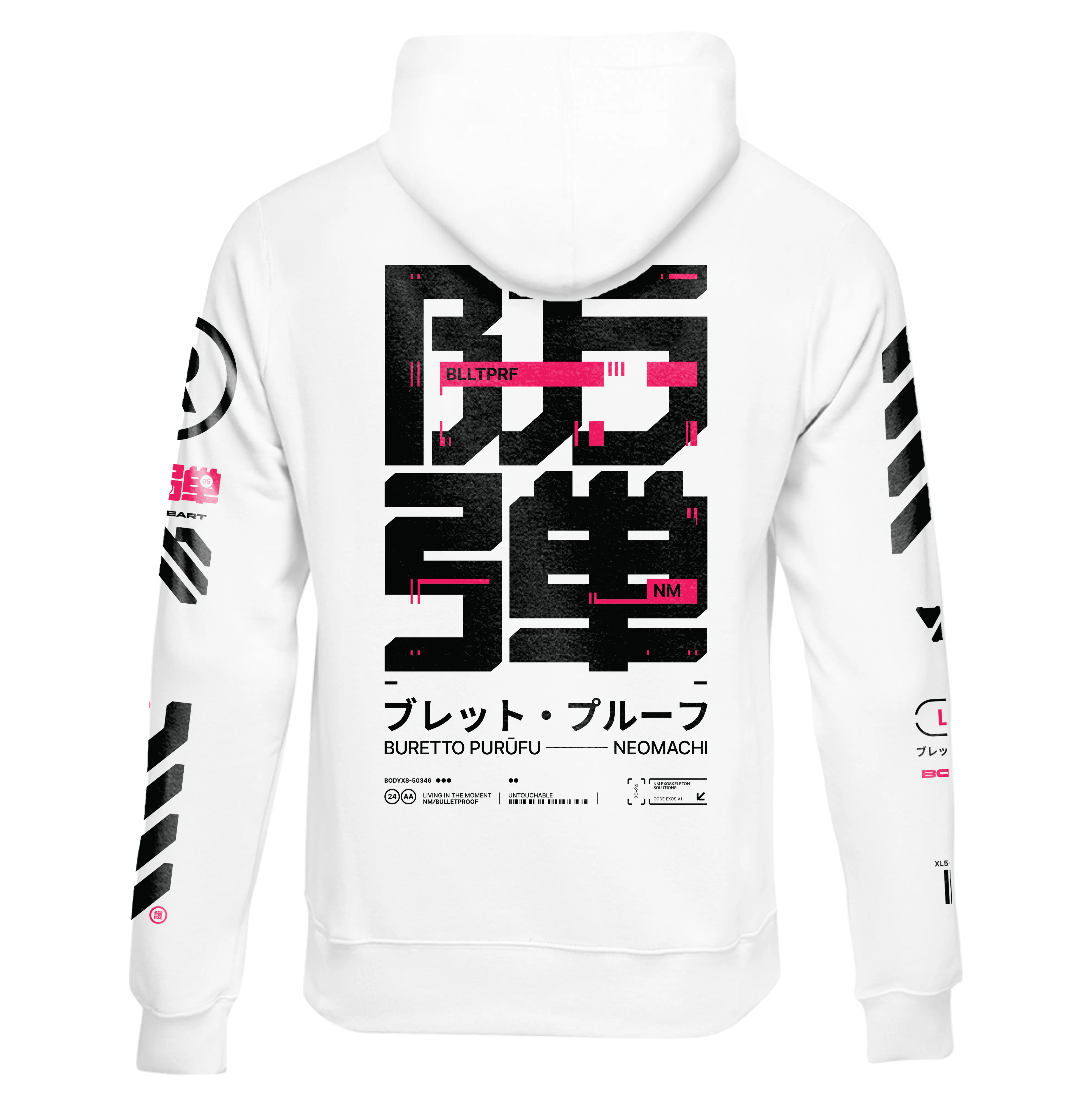BLLTPRF: ZIP HOODIE