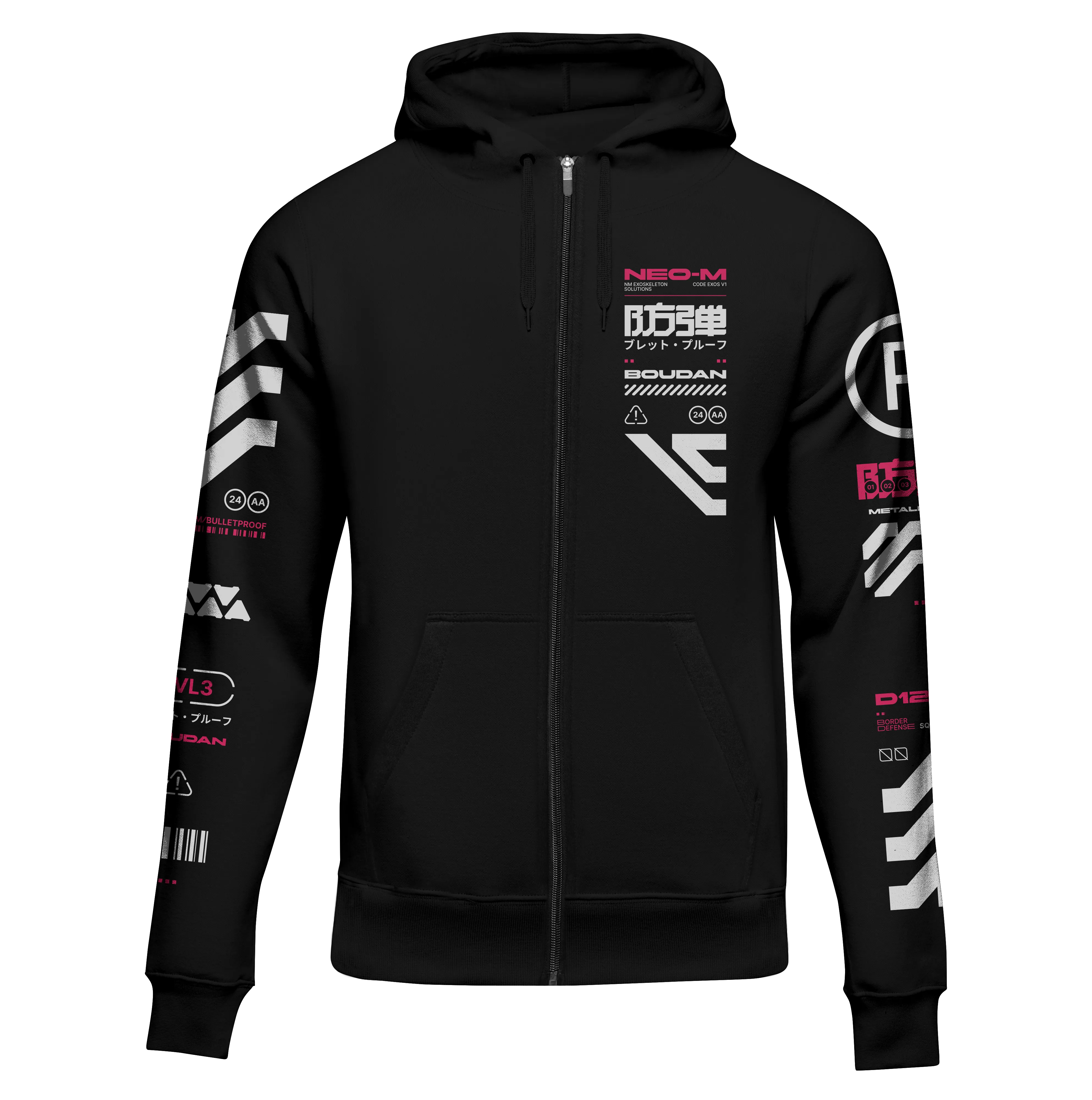 BLLTPRF: ZIP HOODIE