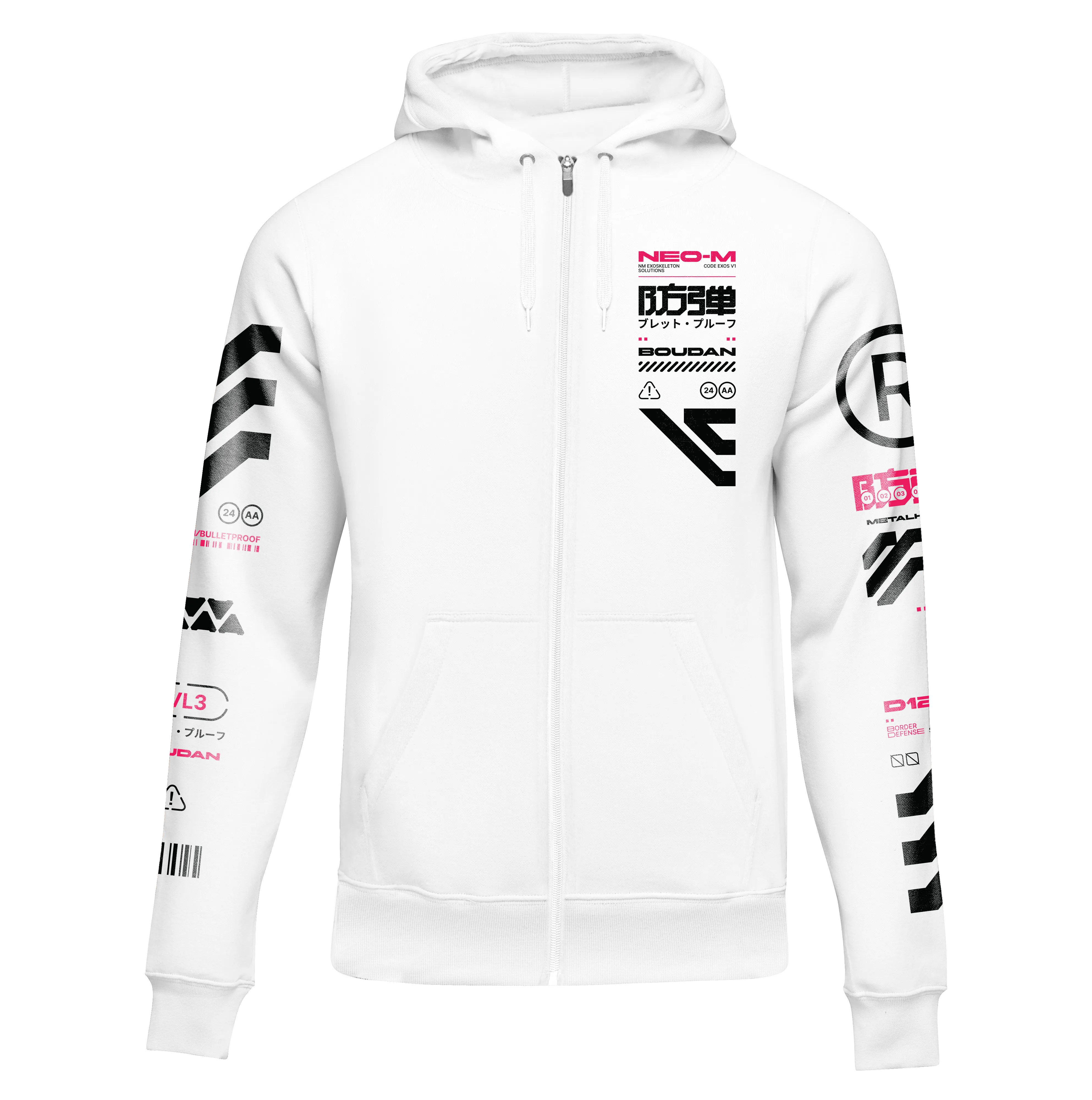 BLLTPRF: ZIP HOODIE