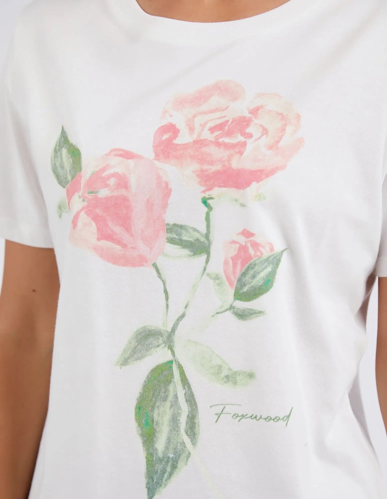 Bloom tee - Vintage White
