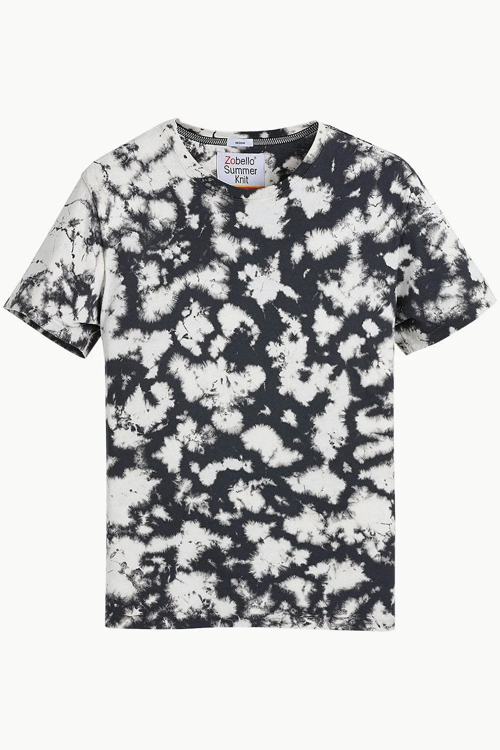 Blotch Effect Tie Dye T Shirt