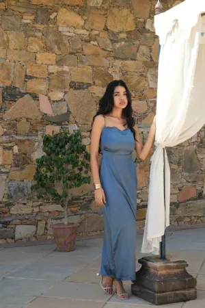 Blue Fitted Dress