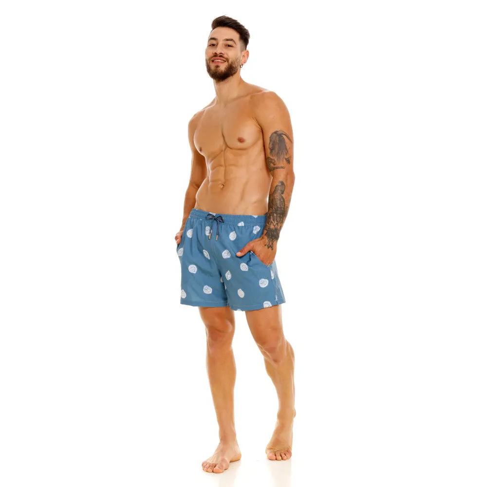 BLUE SHELL HALF SHORTS