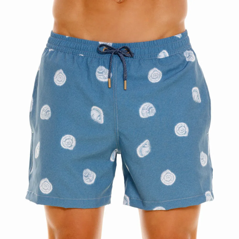 BLUE SHELL HALF SHORTS