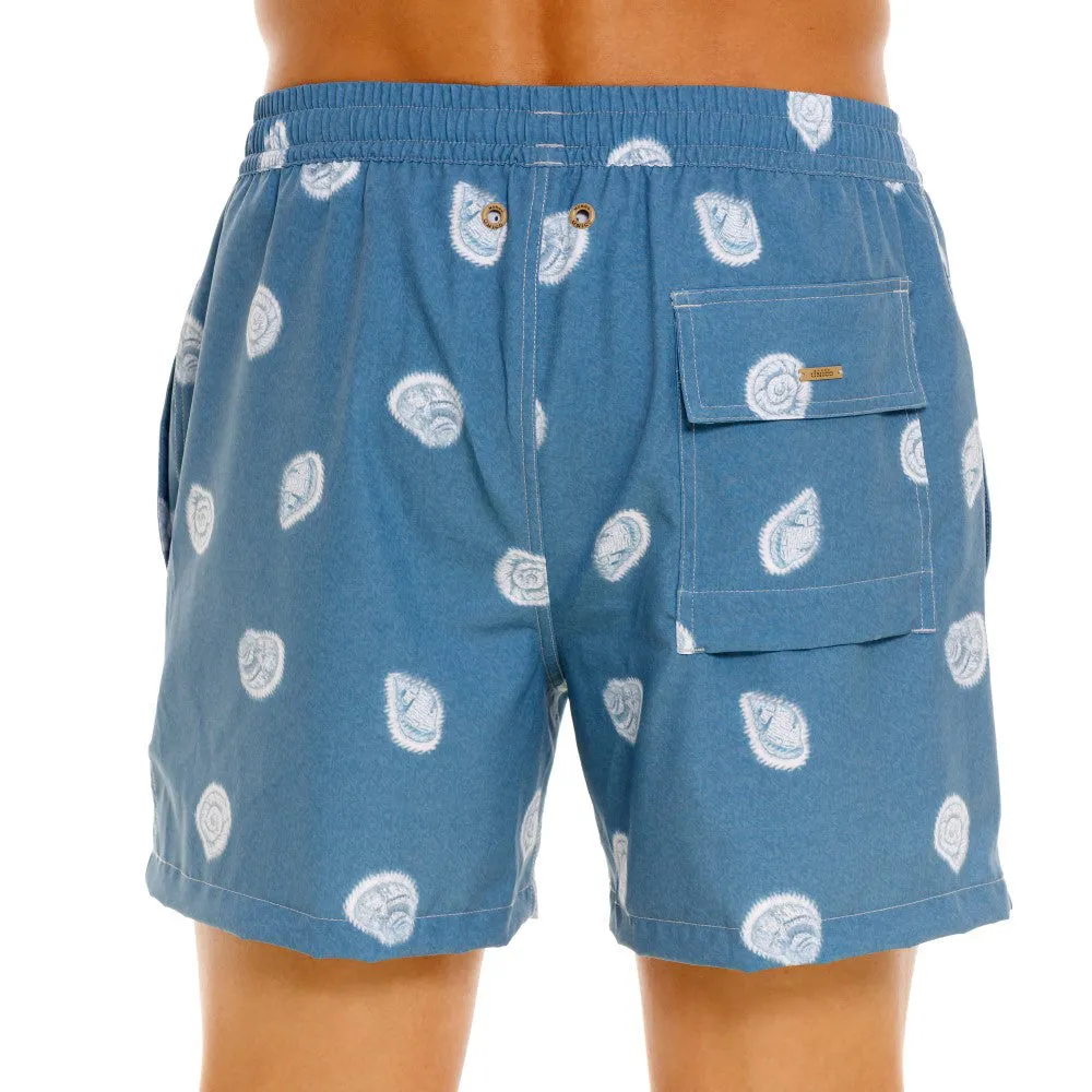 BLUE SHELL HALF SHORTS