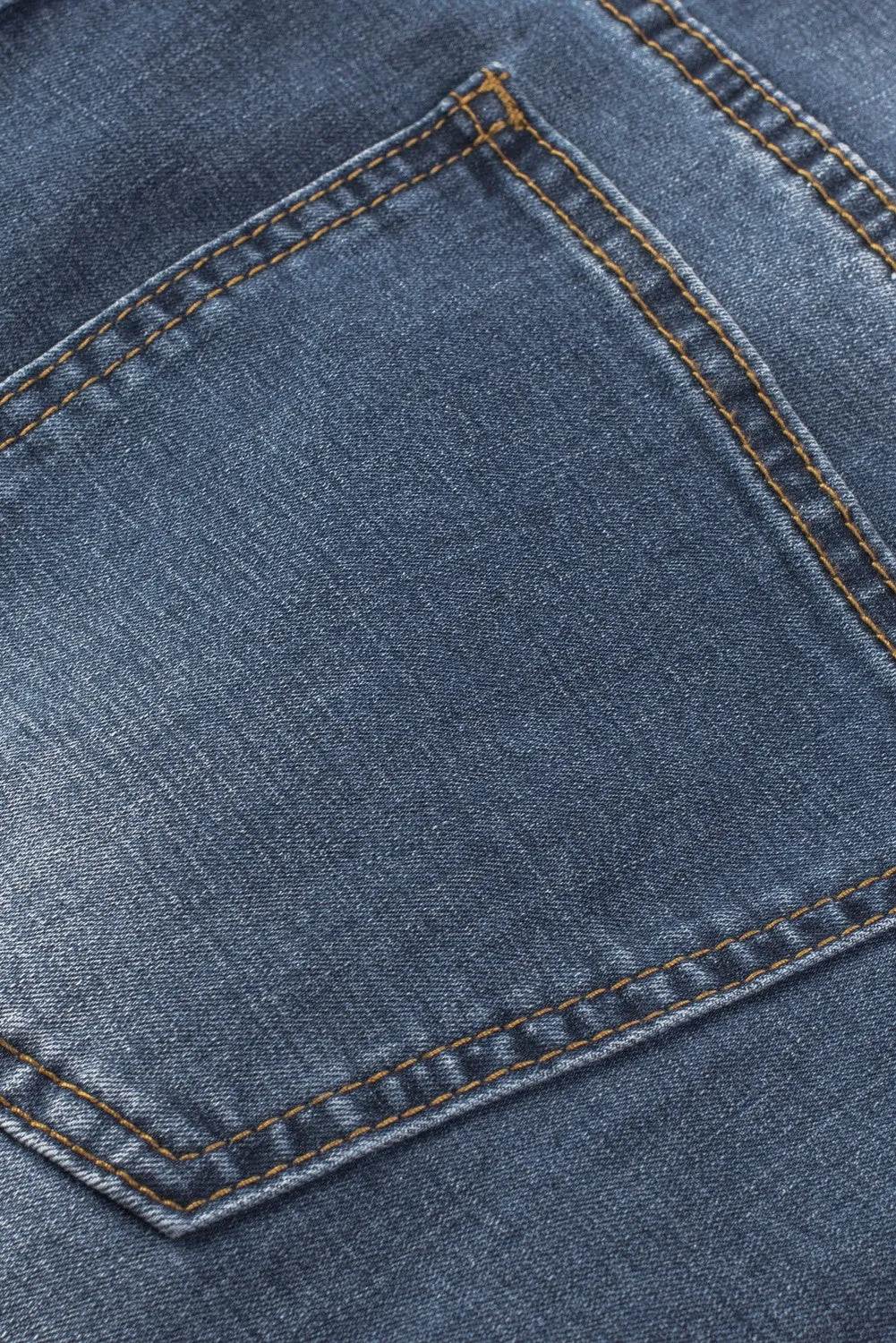 Blue Slim-fit Distressed Men's Denim Shorts