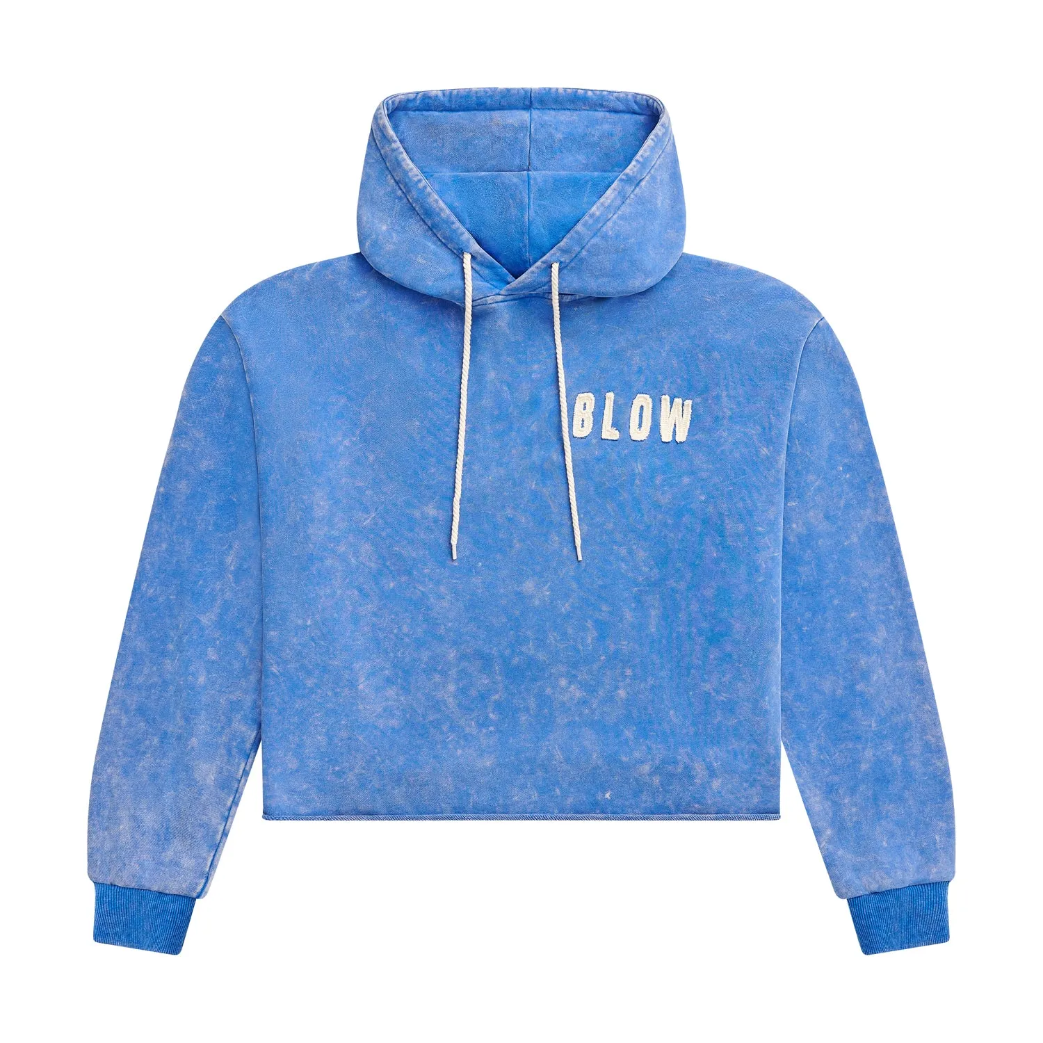 BLUE STONE WASHED HOODIE