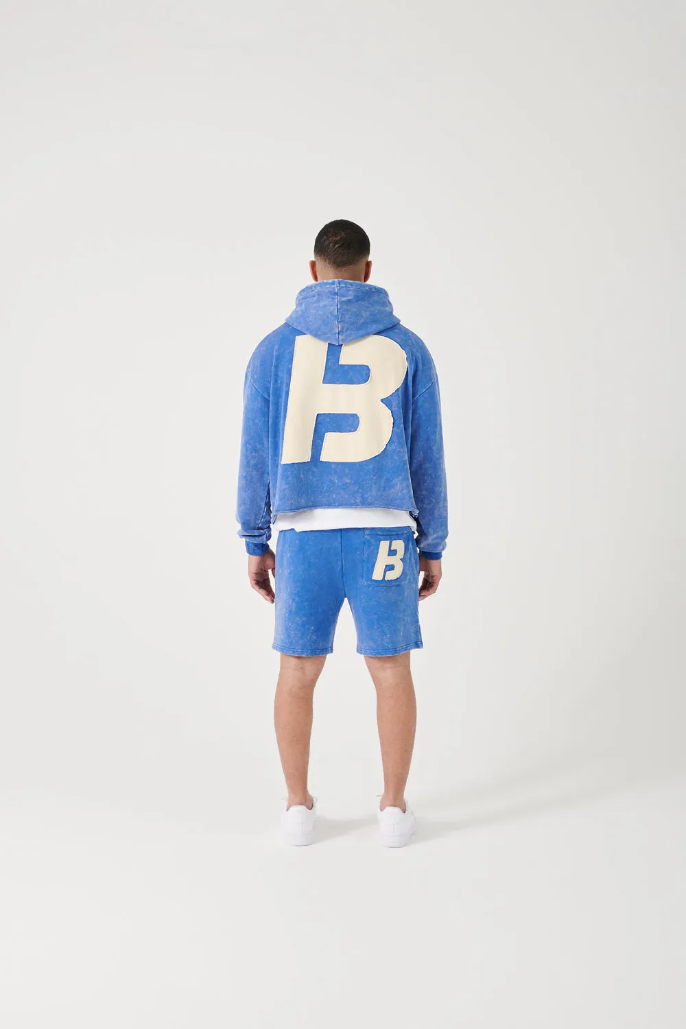 BLUE STONE WASHED HOODIE
