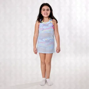 Blue Tie-Dye Shorts