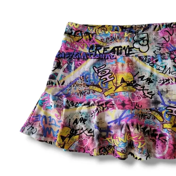 Bluefish Graffiti Full Skort Tennis Size Large