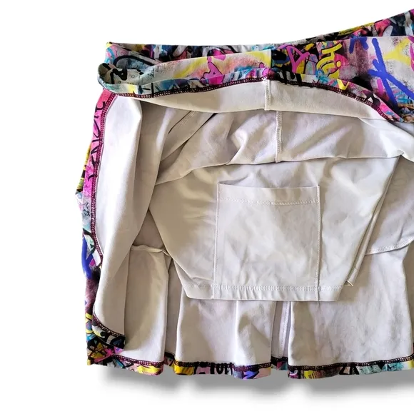 Bluefish Graffiti Full Skort Tennis Size Large