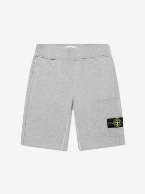Boys Logo Pocket Shorts in Grey