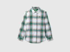 Boys Long Sleeve Check Shirt