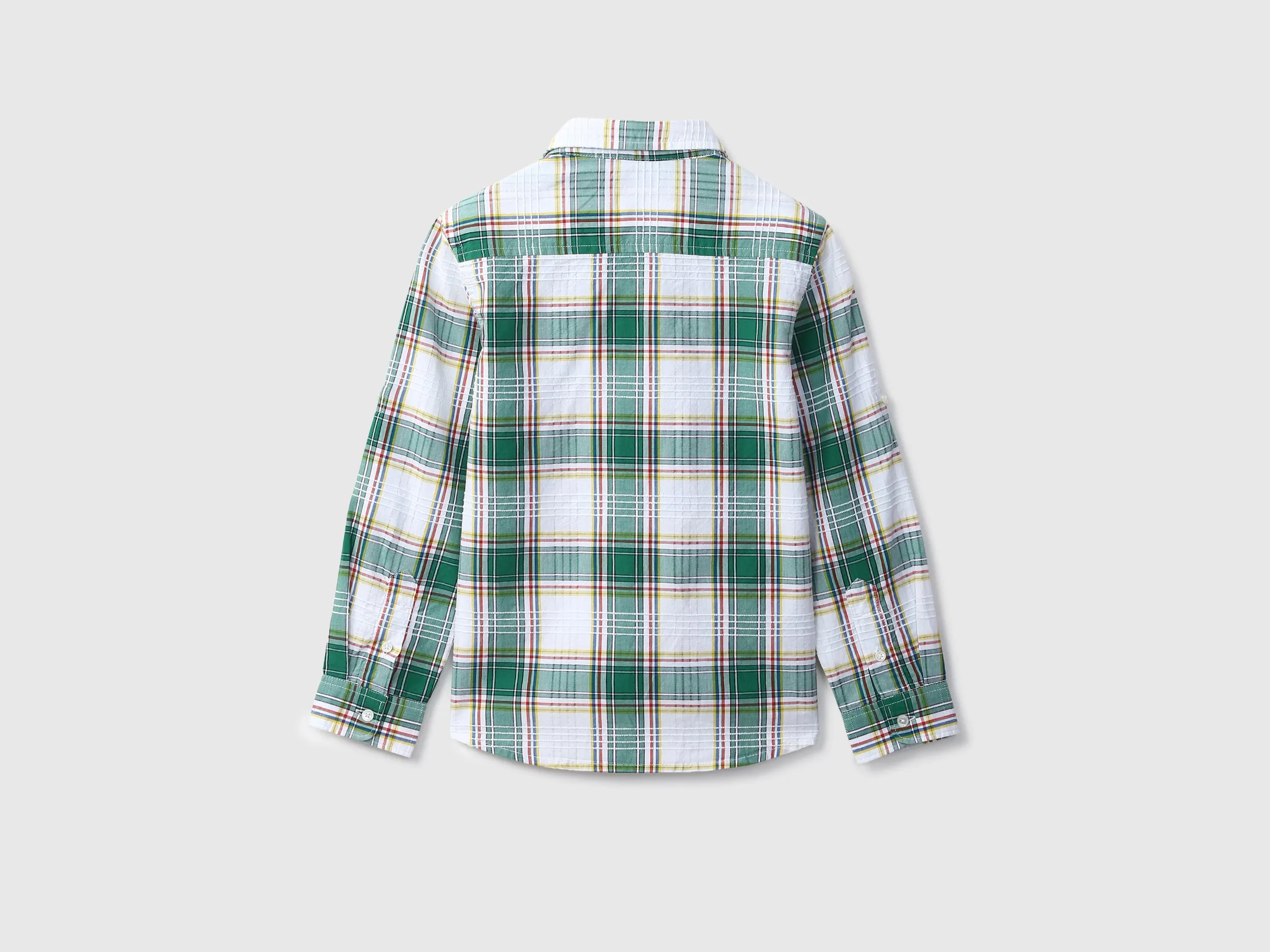 Boys Long Sleeve Check Shirt