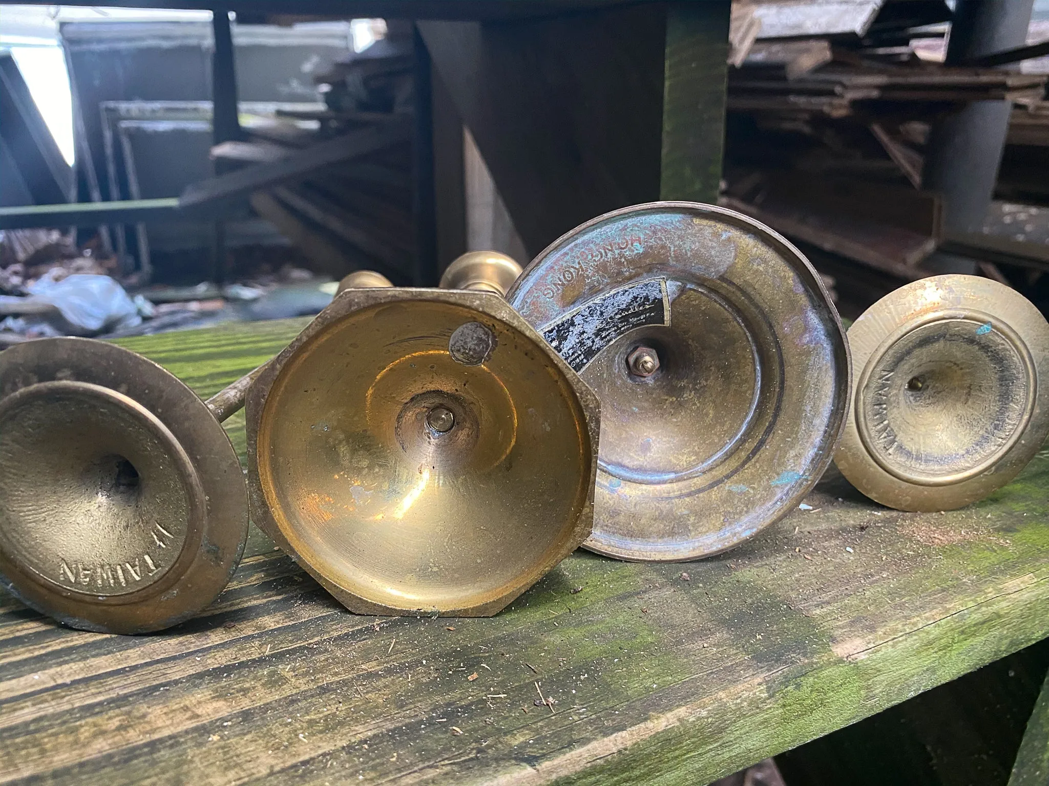 Brass Candlestick Lot (4)