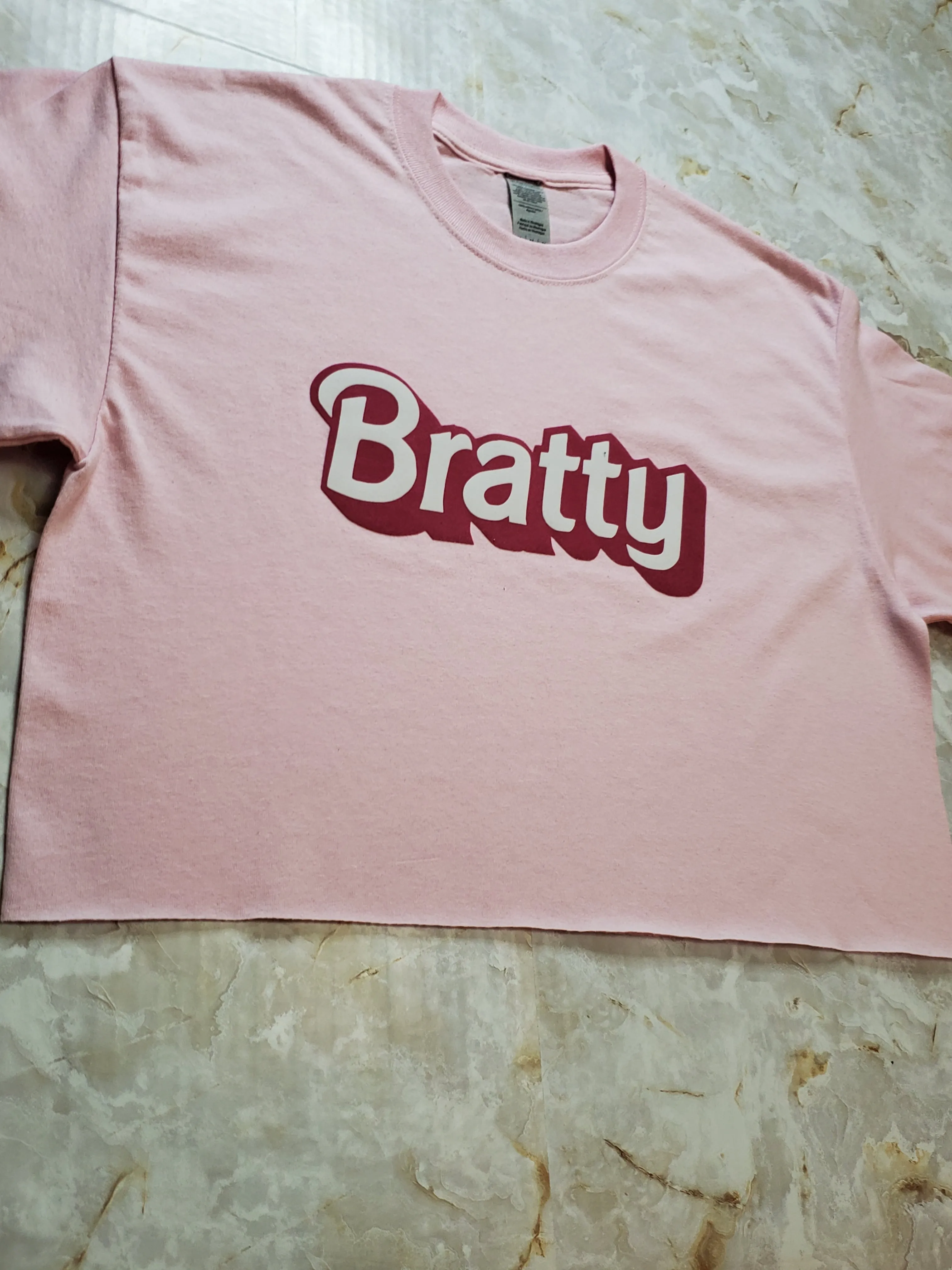 Bratty Cropped T-Shirt