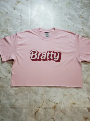 Bratty Cropped T-Shirt