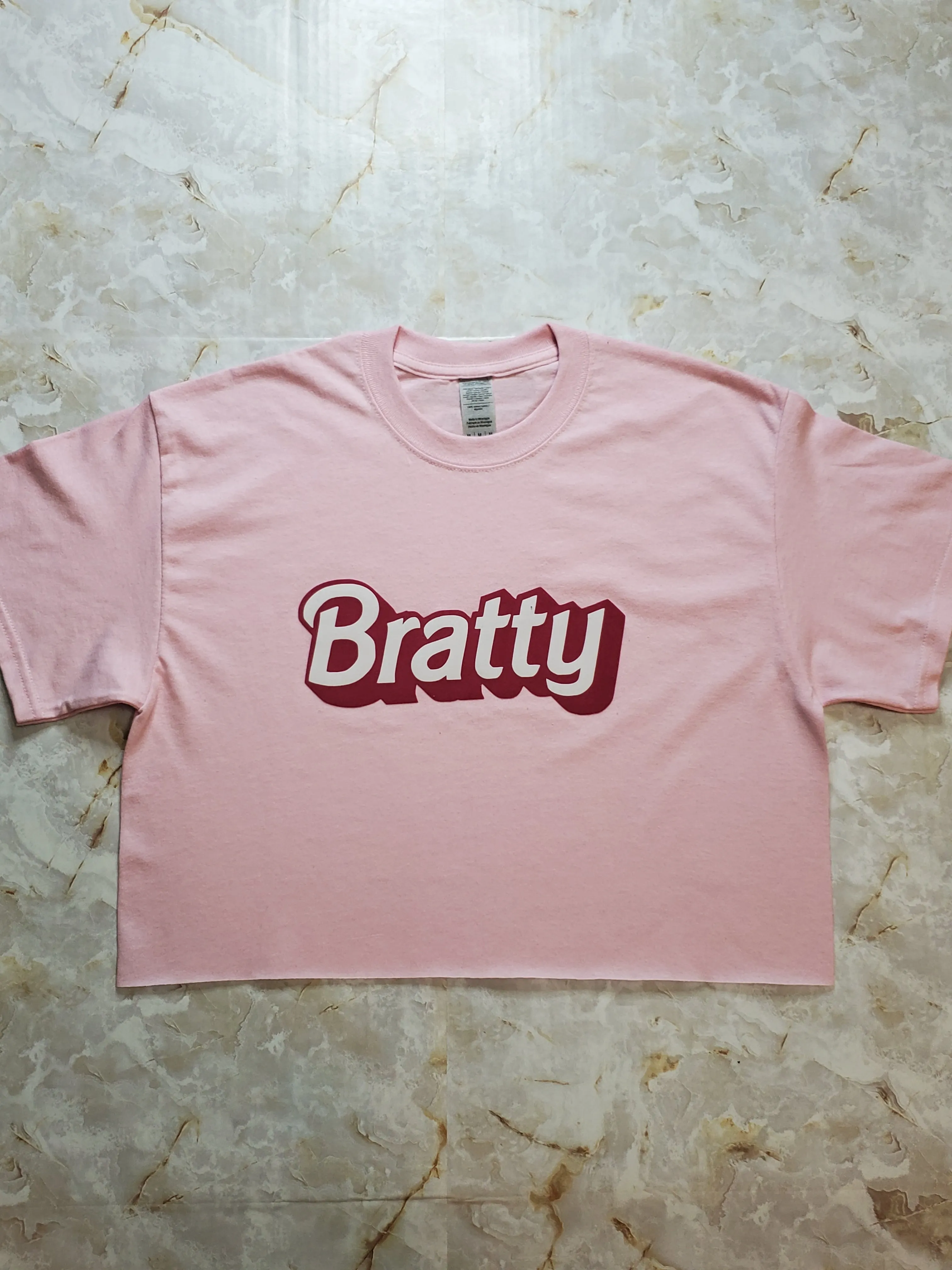 Bratty Cropped T-Shirt