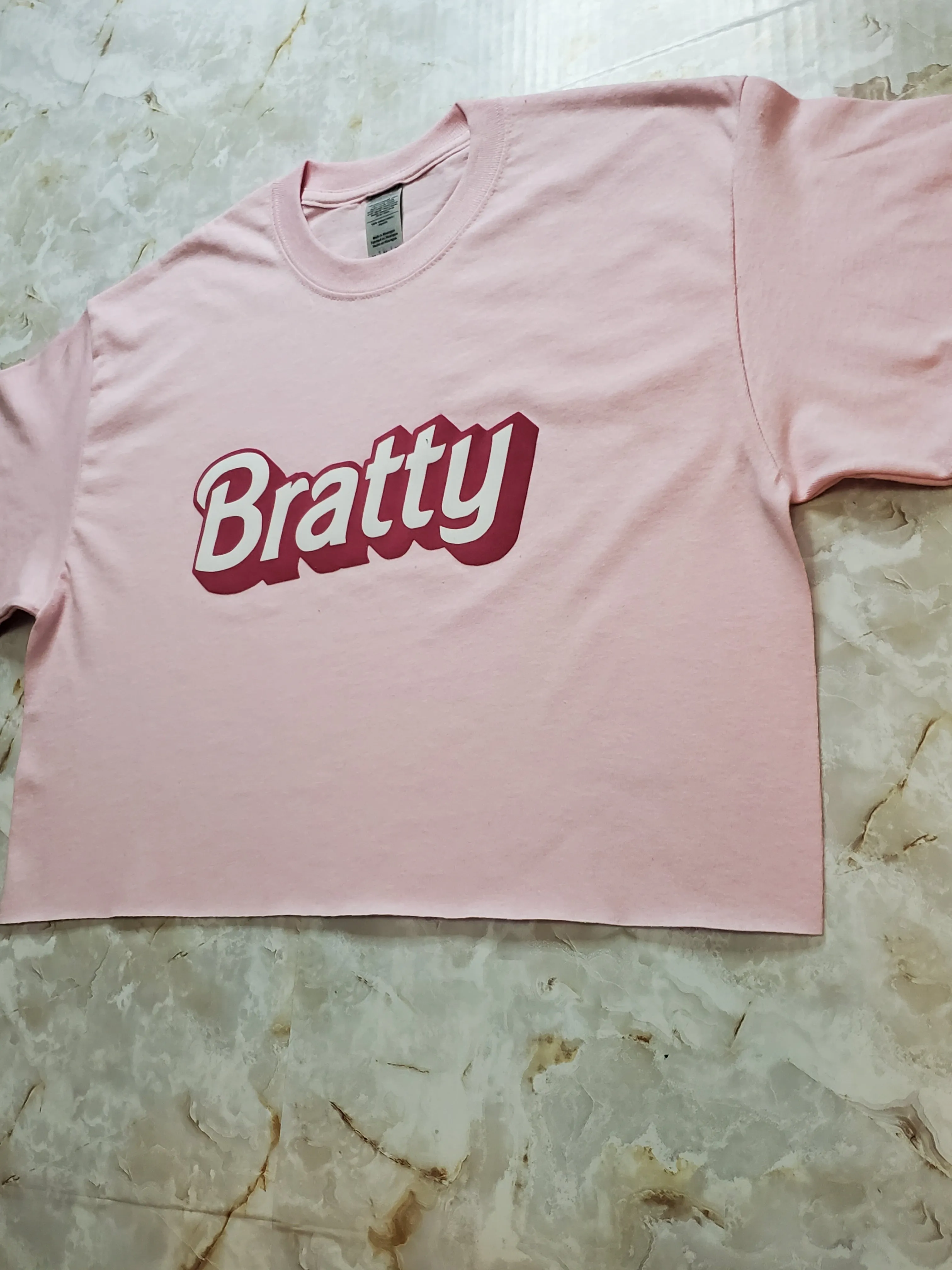 Bratty Cropped T-Shirt