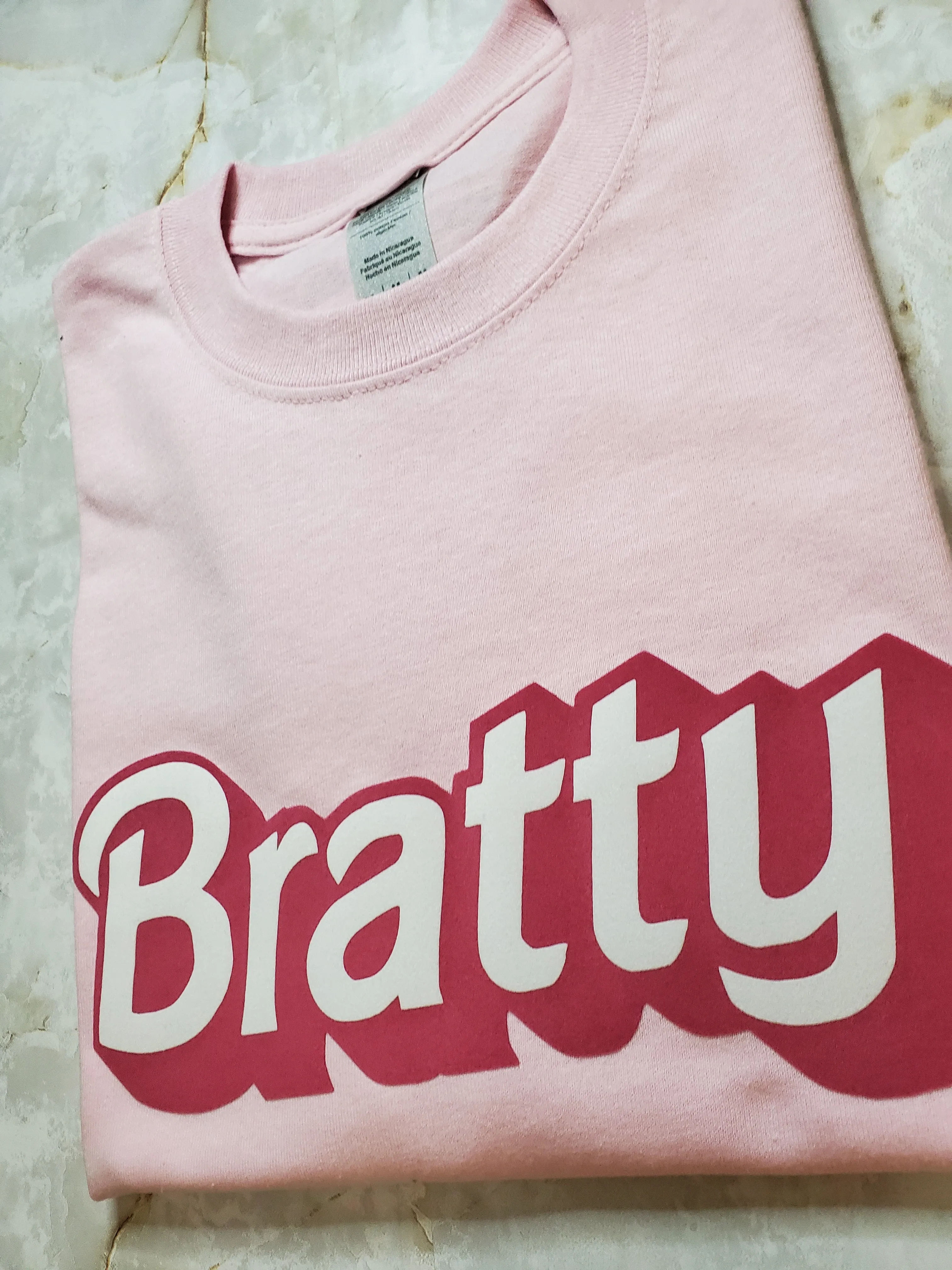 Bratty Cropped T-Shirt