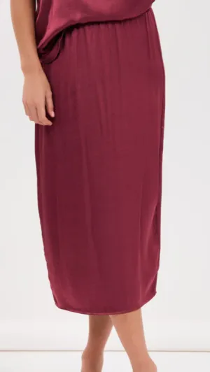 Brook Satin Skirt