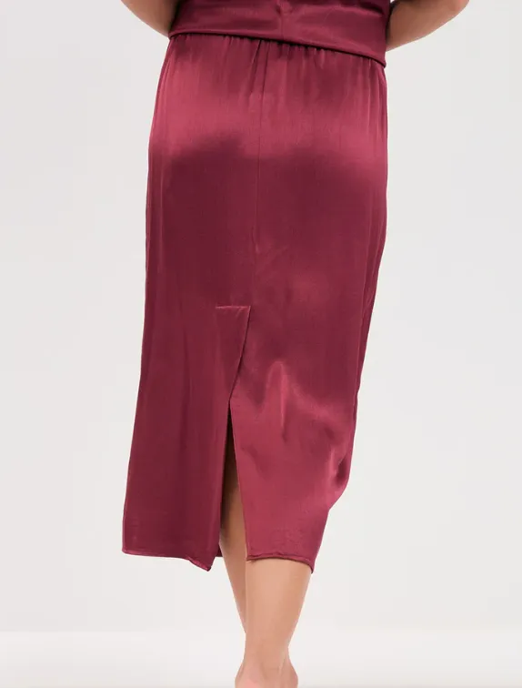 Brook Satin Skirt
