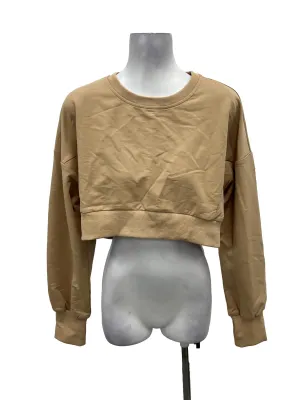 Brown Cropped Sweatshirt