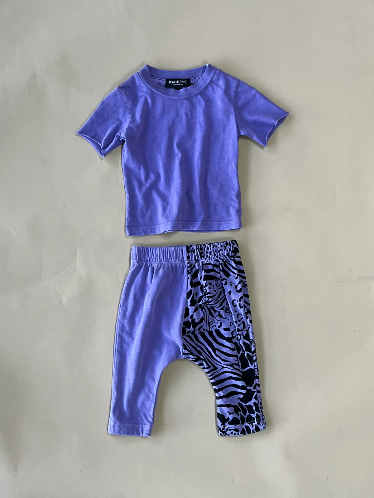Cameron Solid Tee | Purple