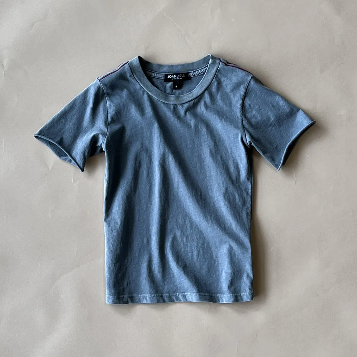 Cameron Solid Tee | Steel