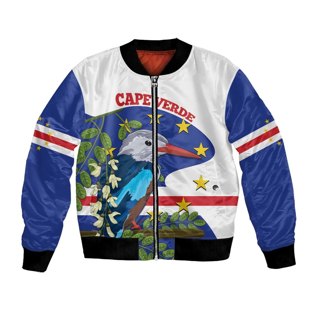 Cape Verde Bomber Jacket Grey-Headed Kingfisher Mix Honey Locust LT14