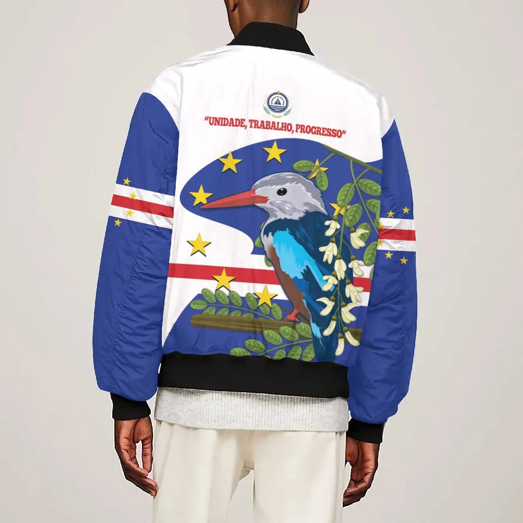 Cape Verde Bomber Jacket Grey-Headed Kingfisher Mix Honey Locust LT14