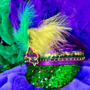 CAPTAIN'S HAT 2025 Mardi Gras Sequin