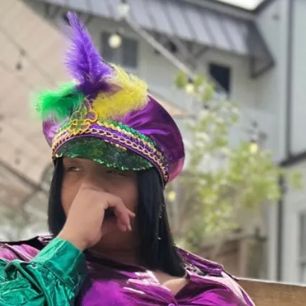 CAPTAIN'S HAT 2025 Mardi Gras Sequin