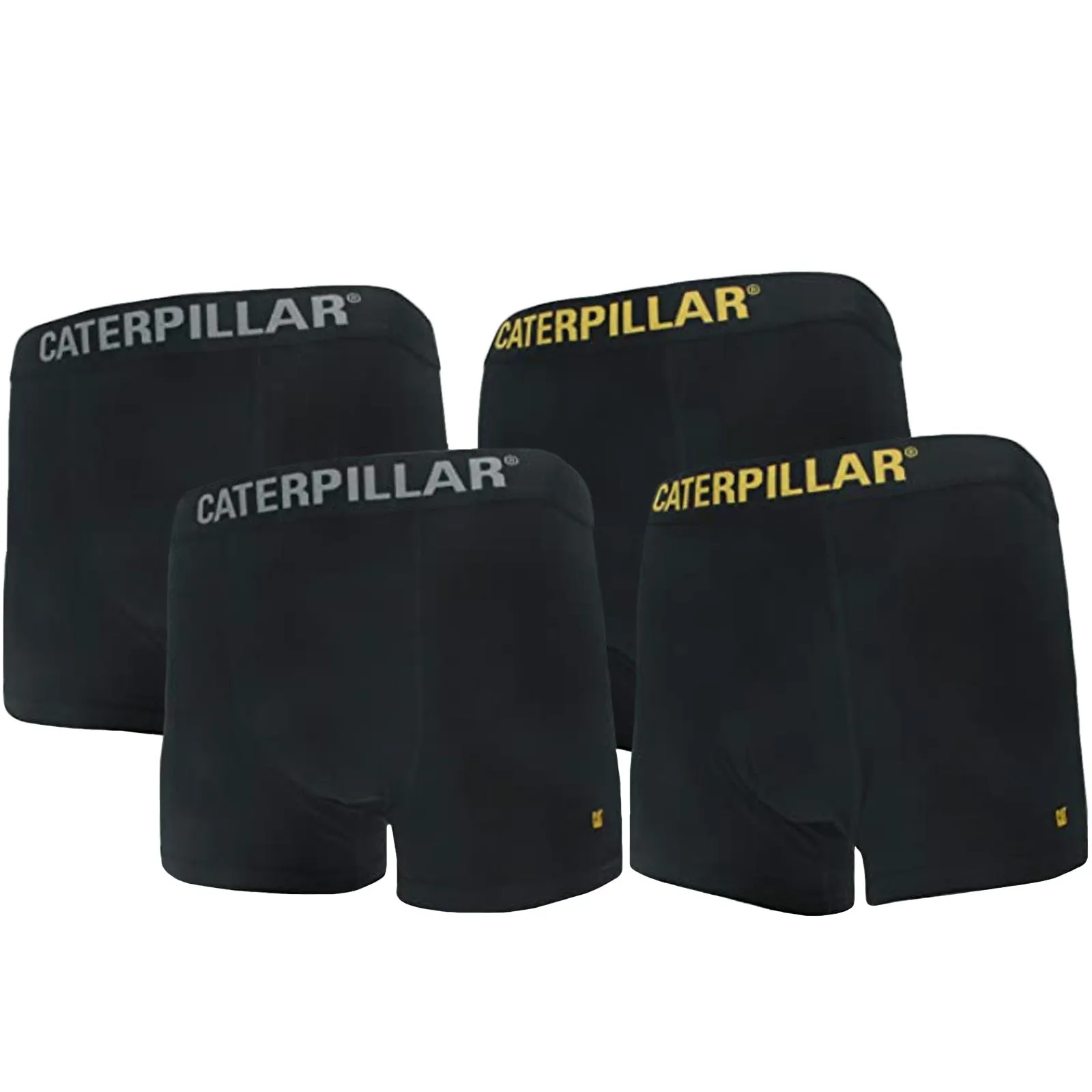 CAT Caterpillar Mens Logo Boxer Shorts - Black