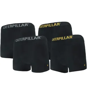 CAT Caterpillar Mens Logo Boxer Shorts - Black
