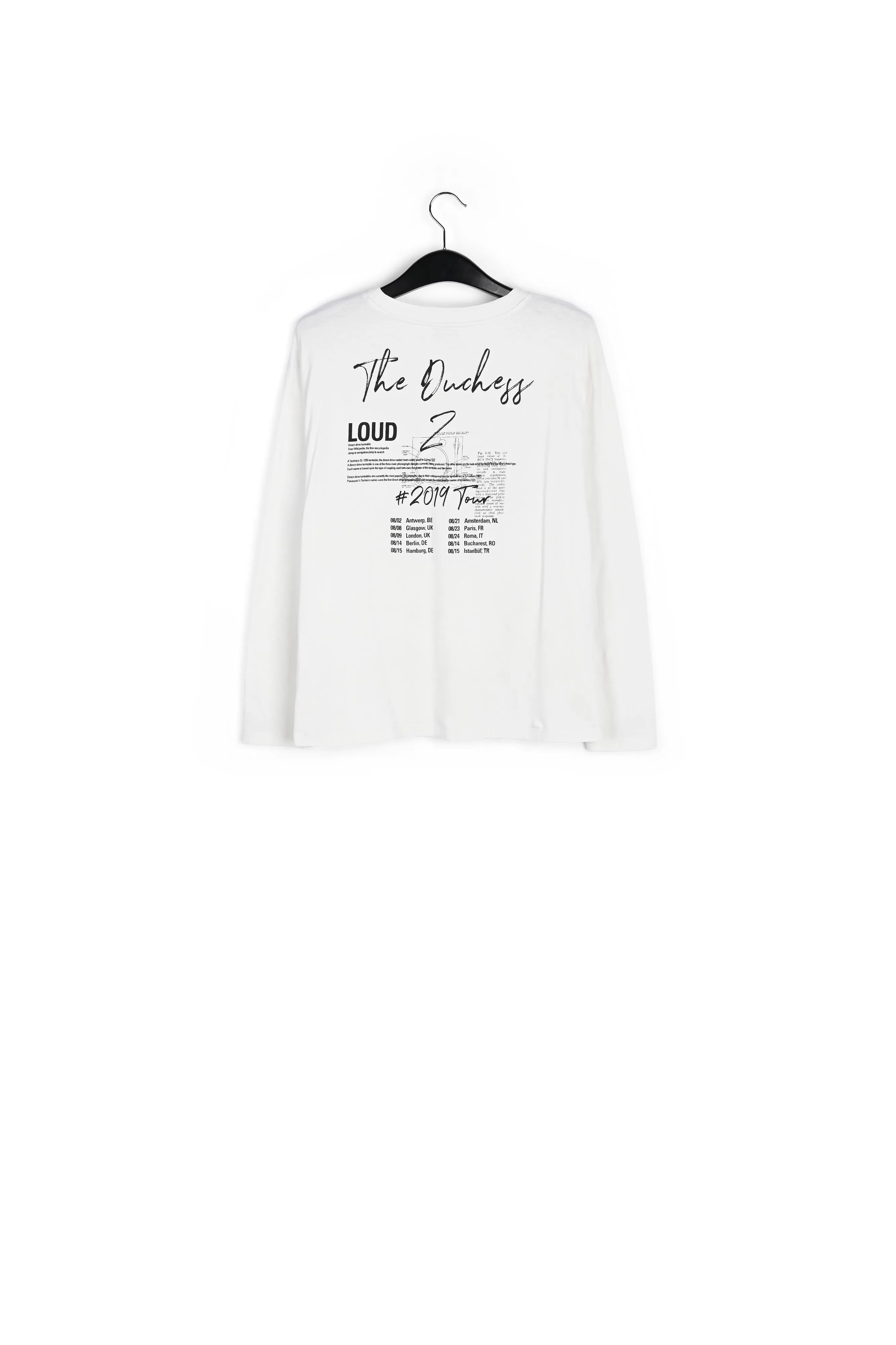 Cat print sleeve t-shirt